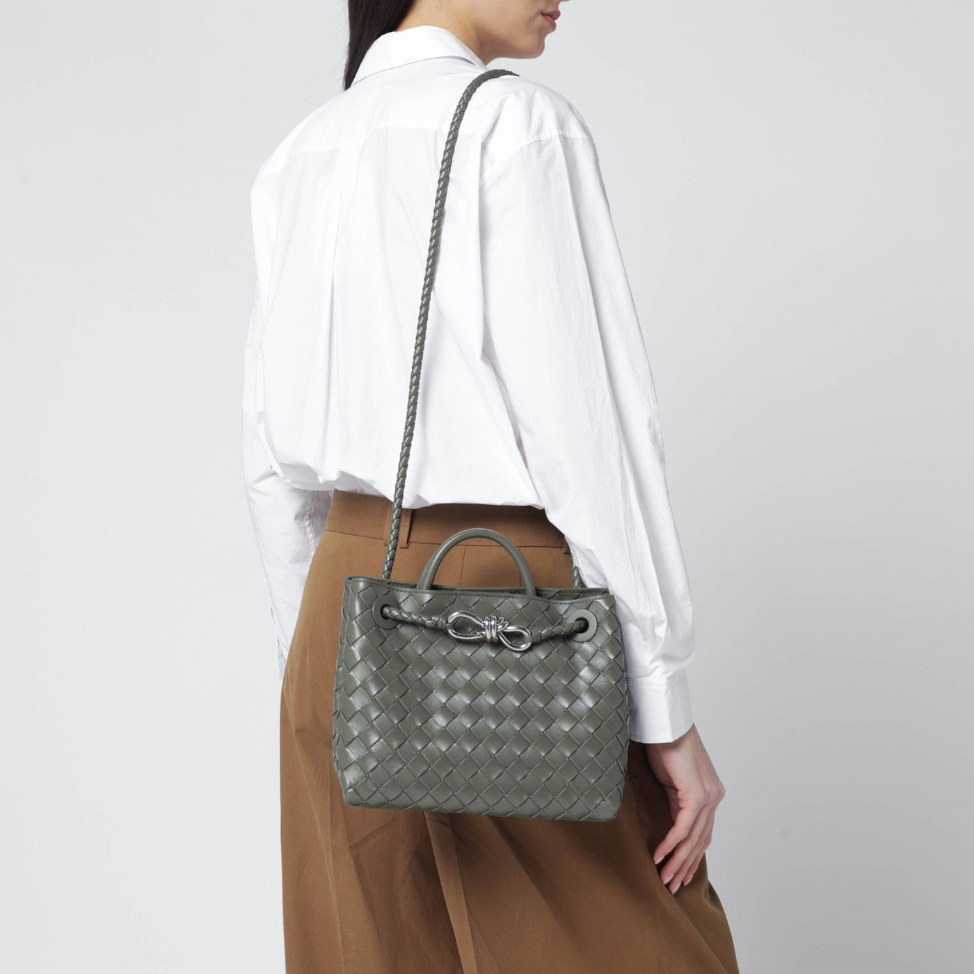Bottega Veneta Andiamo small bag in Pickle colour | TheDoubleF