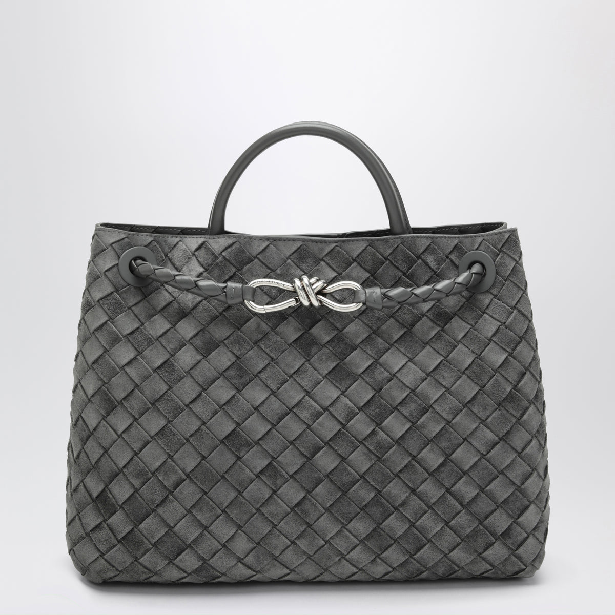 Andiamo bag in grey suede