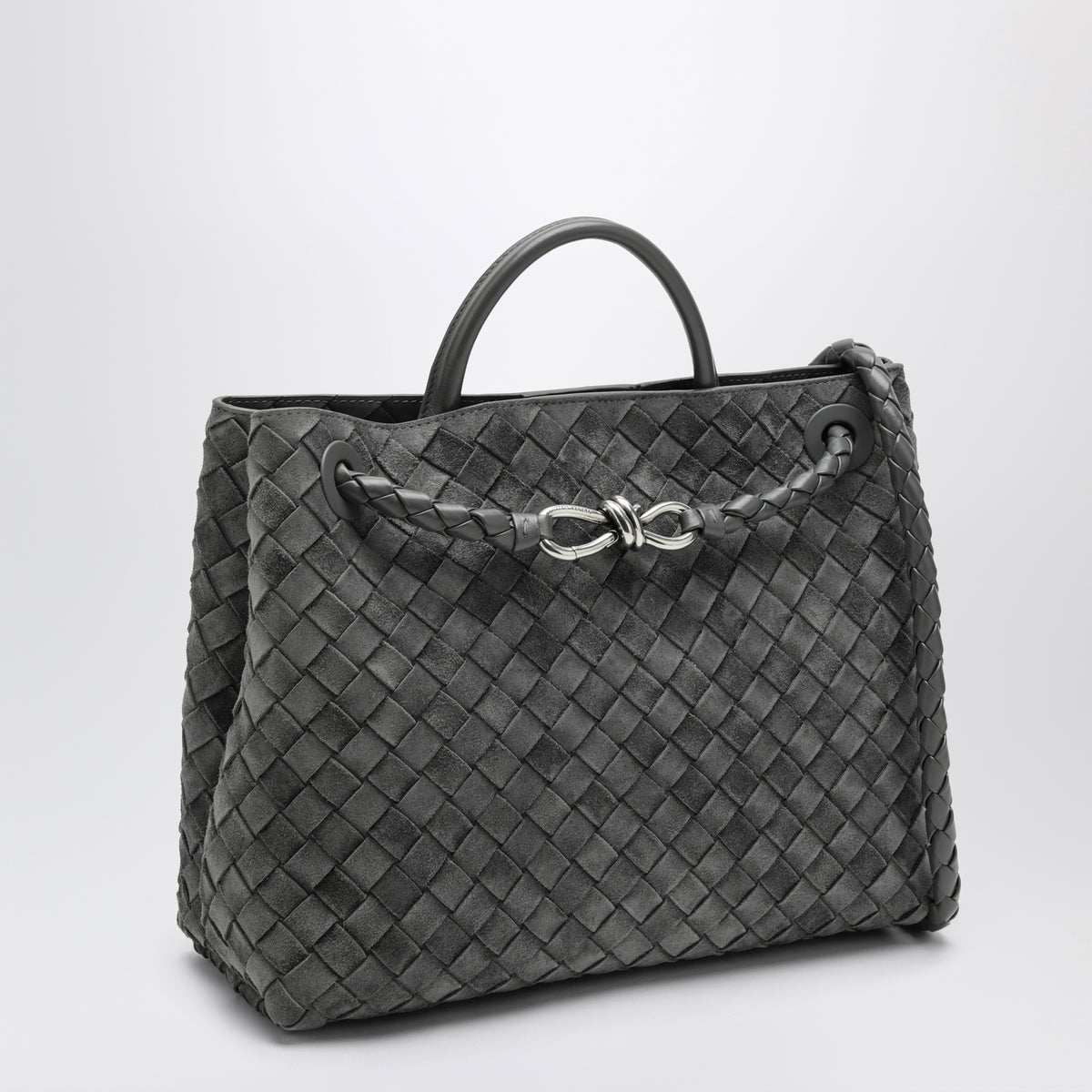 Andiamo bag in grey suede