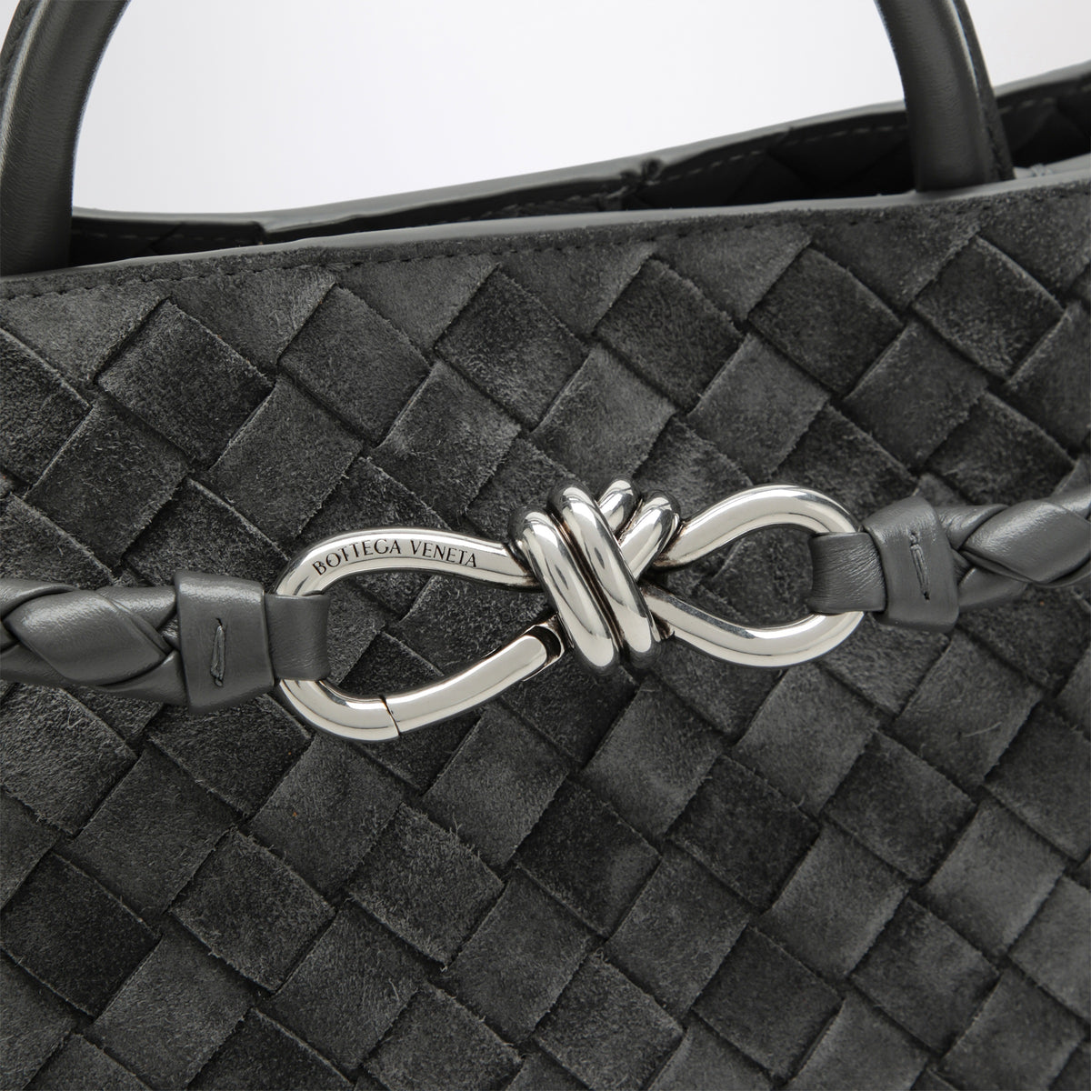 Andiamo bag in grey suede