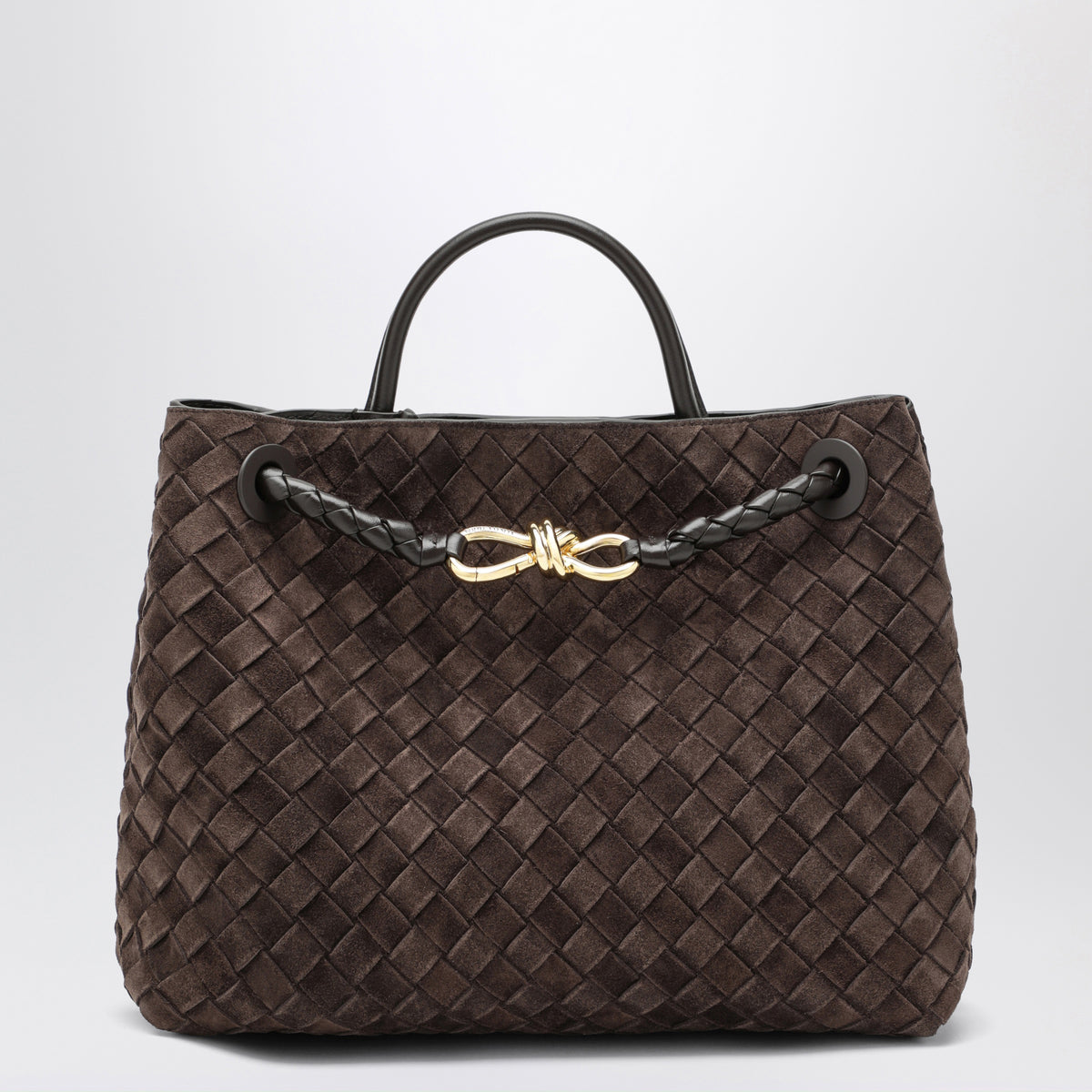 Andiamo brown suede bag