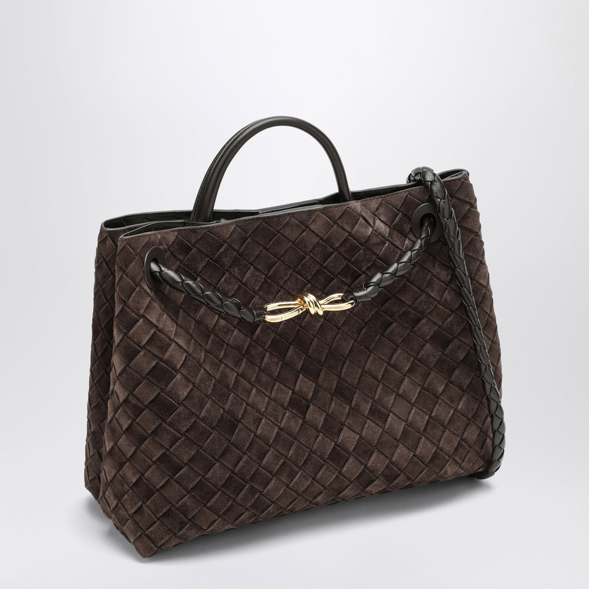 Andiamo brown suede bag