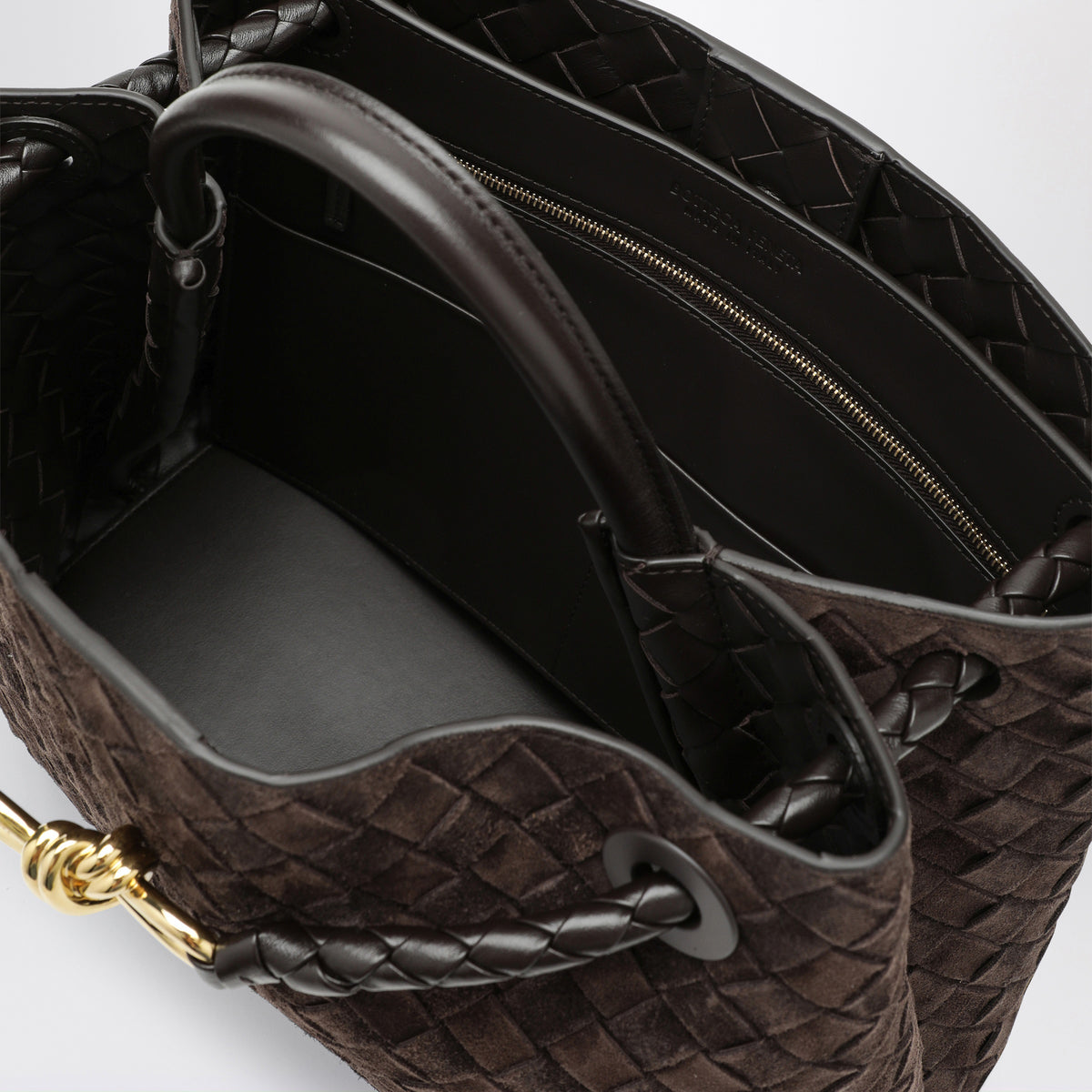Andiamo brown suede bag