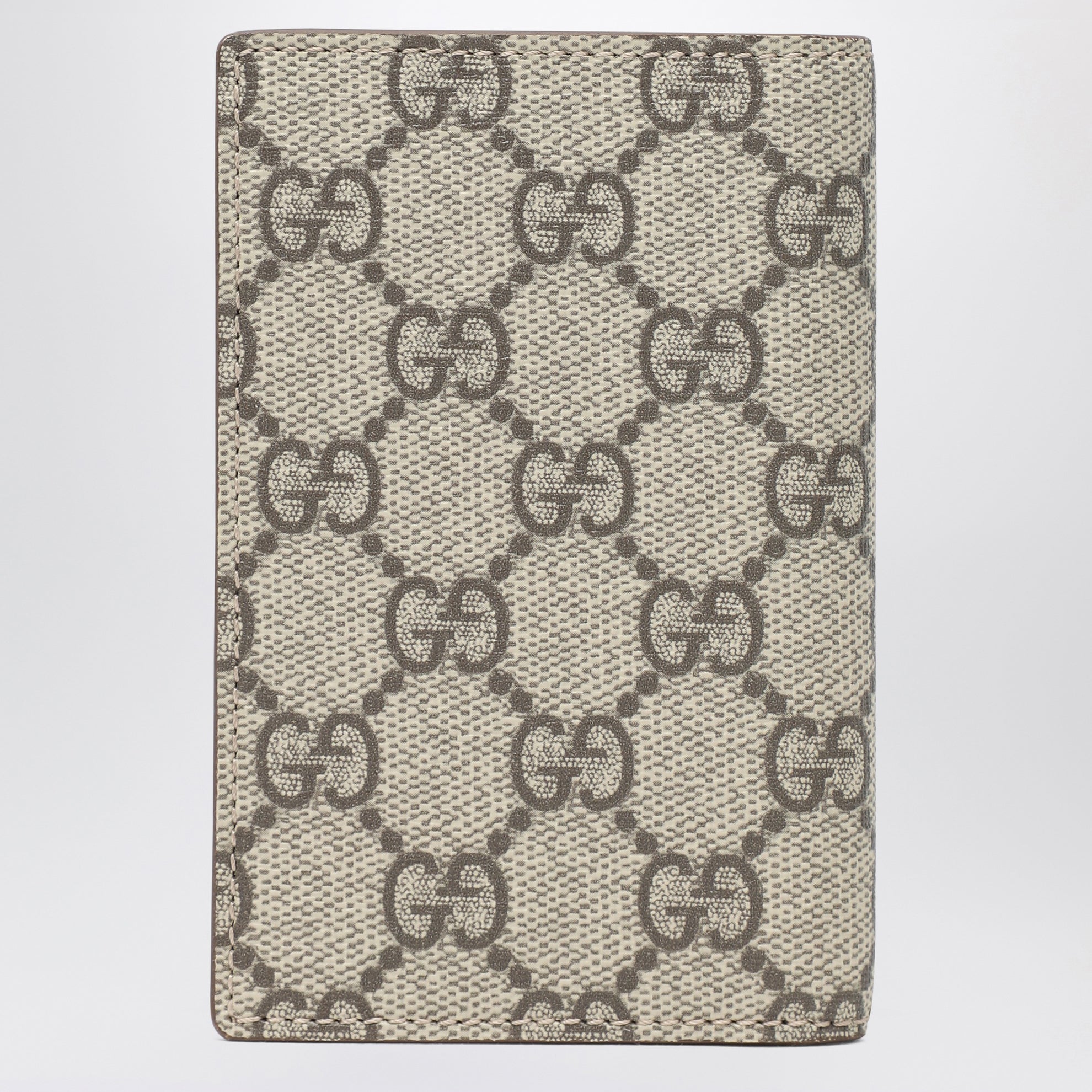 Portefeuille en tissu GG Supreme beige/ébène