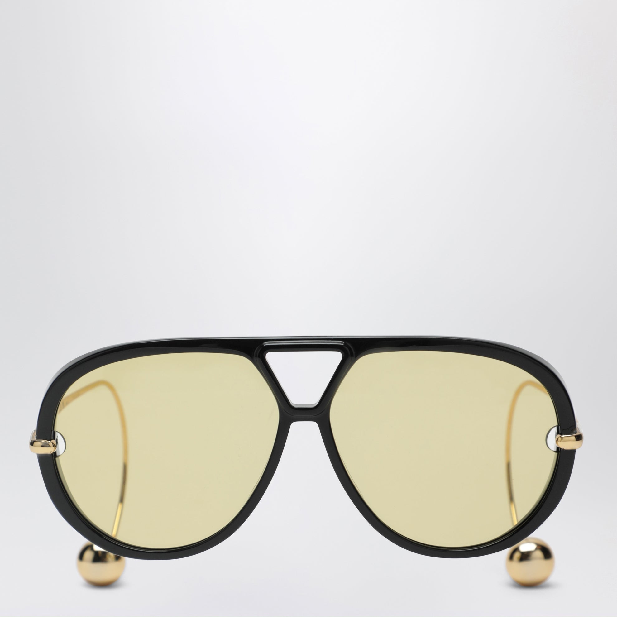 Aviator Drop Sonnenbrille Schwarz/Gold