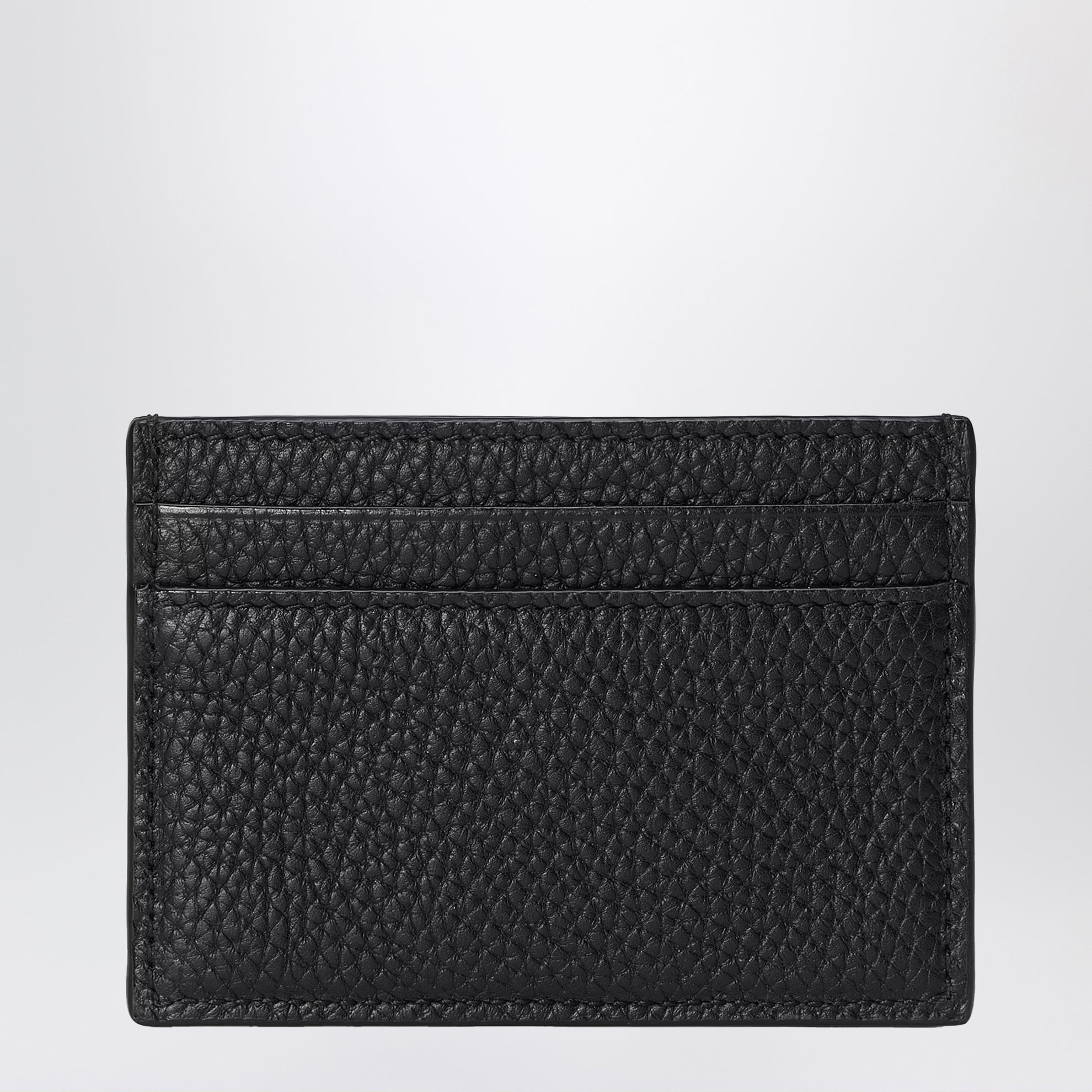 Black cardholder with logo