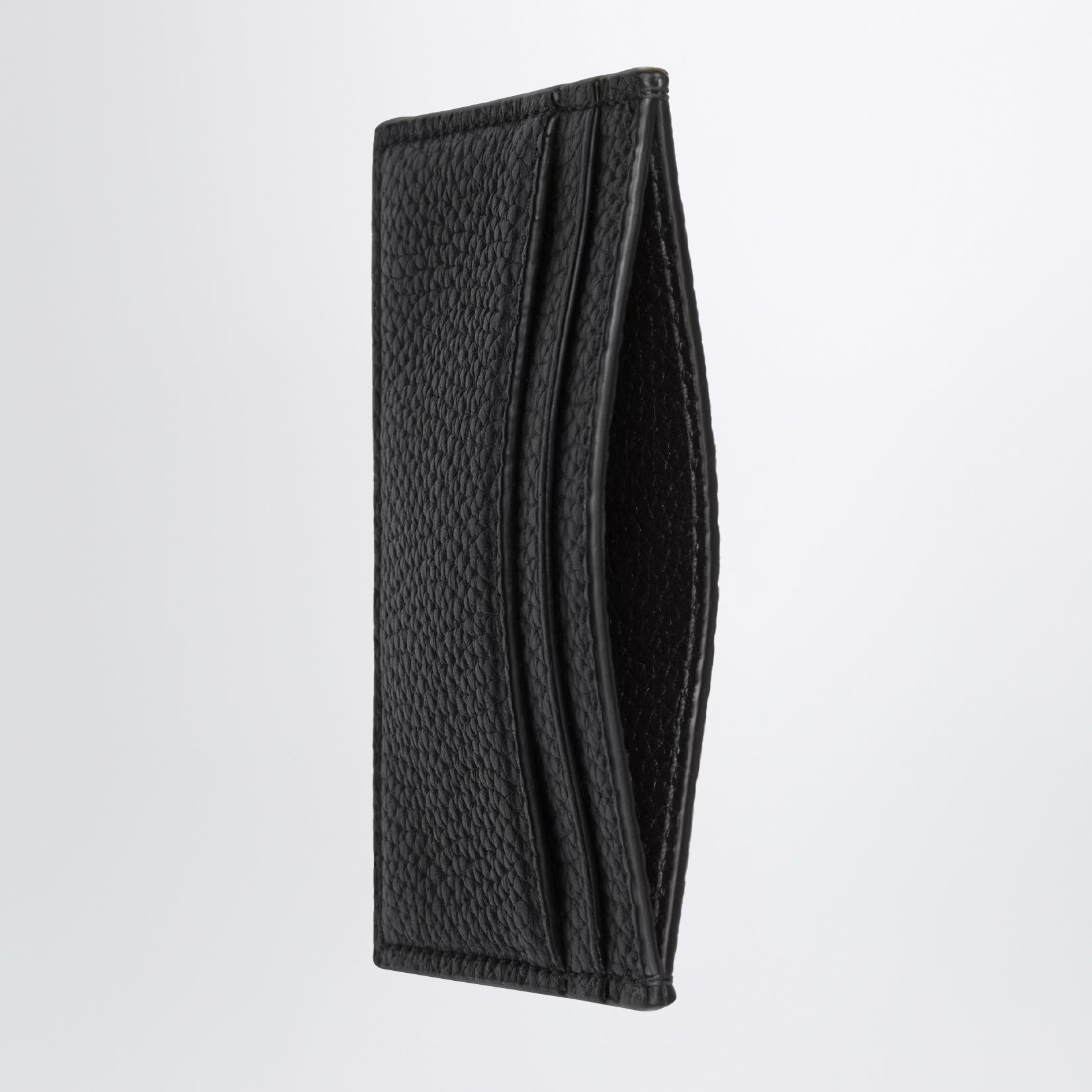 Black cardholder with logo