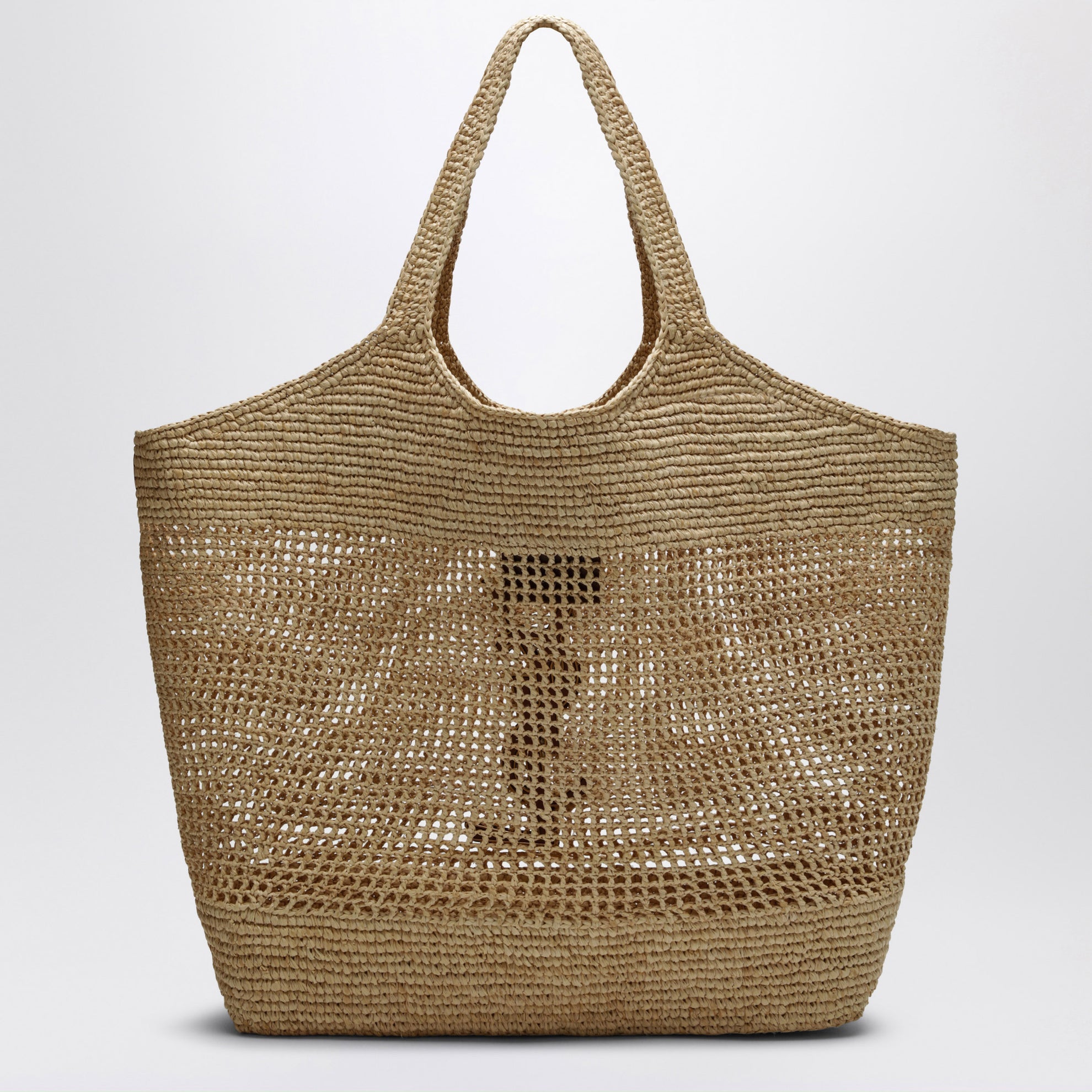 Sac shopping Icare maxi en raphia naturel