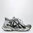 Grey/white/black Runner sneakers in nylon