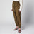 Pantaloni harem Mahon in seta color oliva