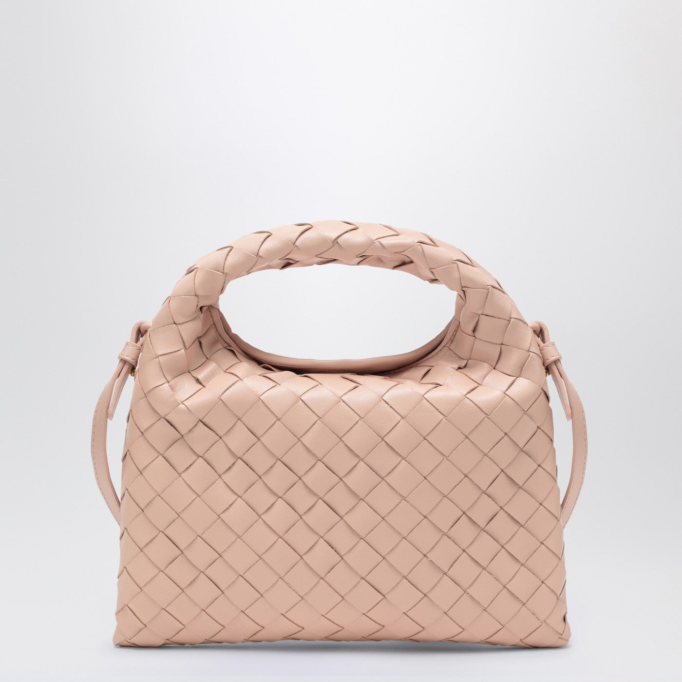Bottega Veneta Pale pink Mini Hop crossbody bag | TheDoubleF