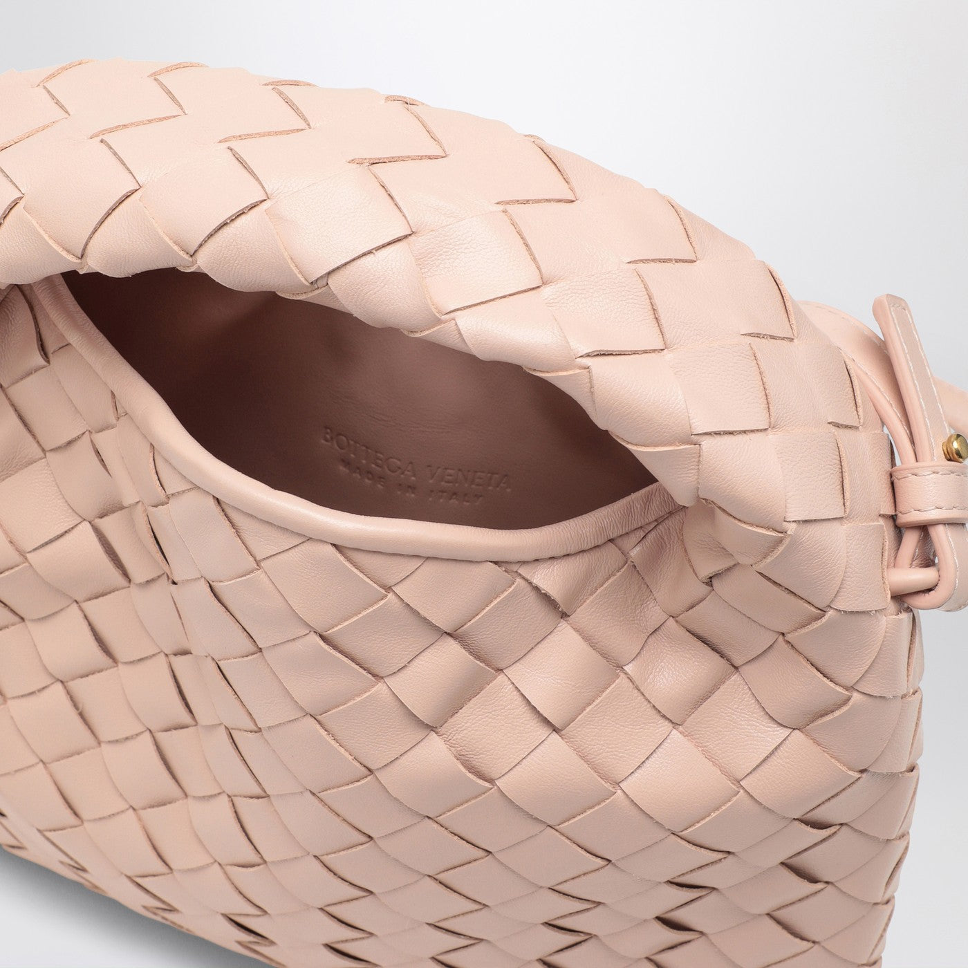 Bottega Veneta Pale pink Mini Hop crossbody bag | TheDoubleF