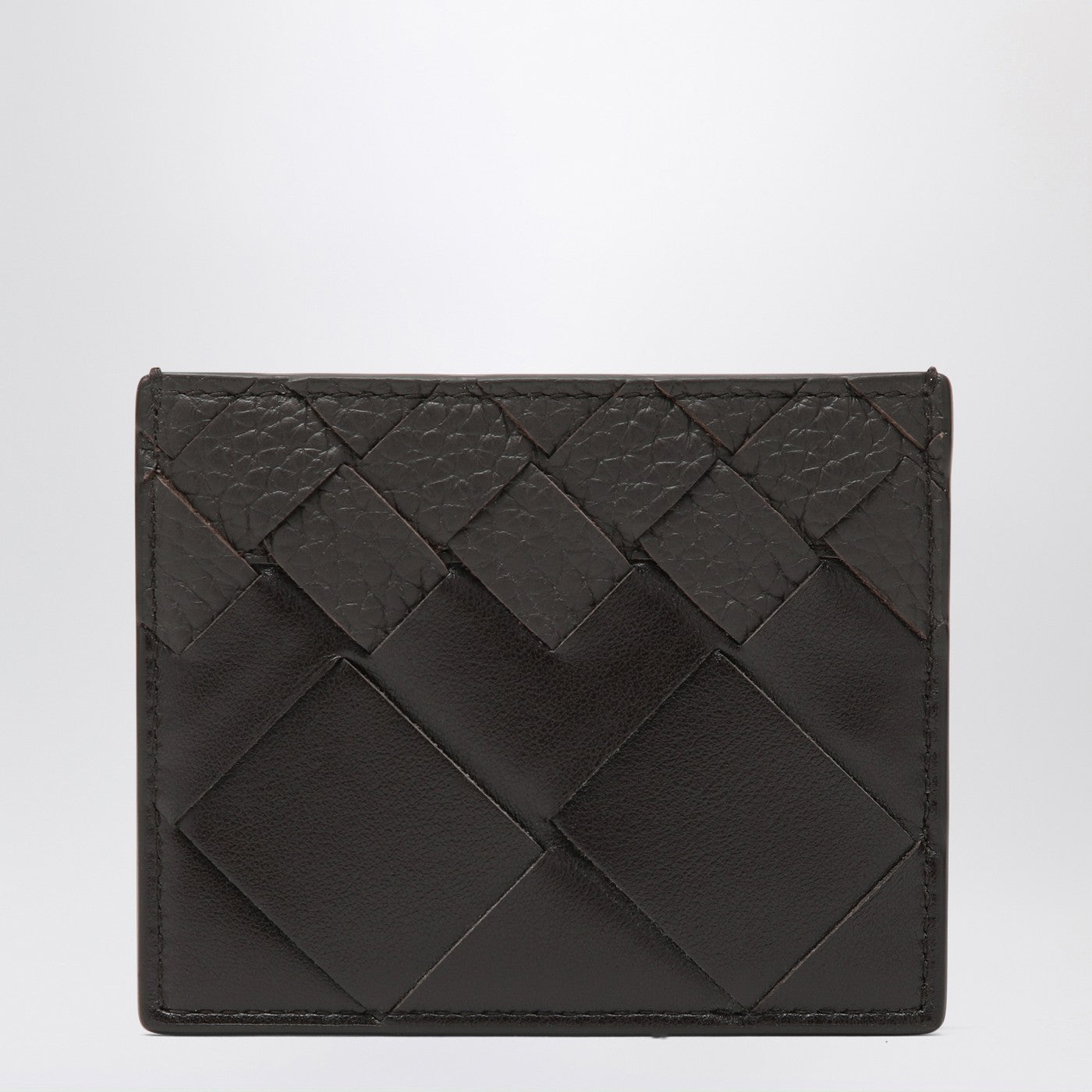 Card Holder Fondente in Intrecciato