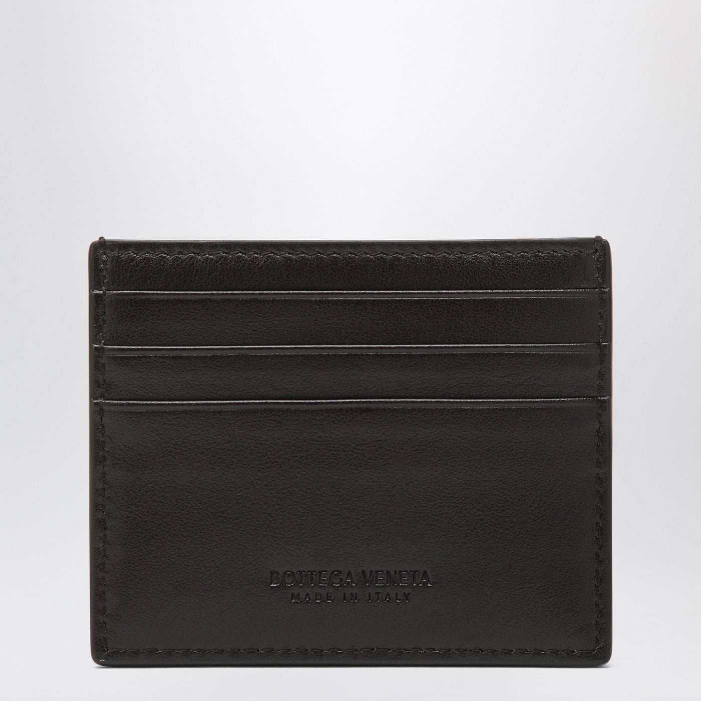 Card Holder Fondente in Intrecciato