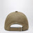 Beige baseball cap with embroidered logo