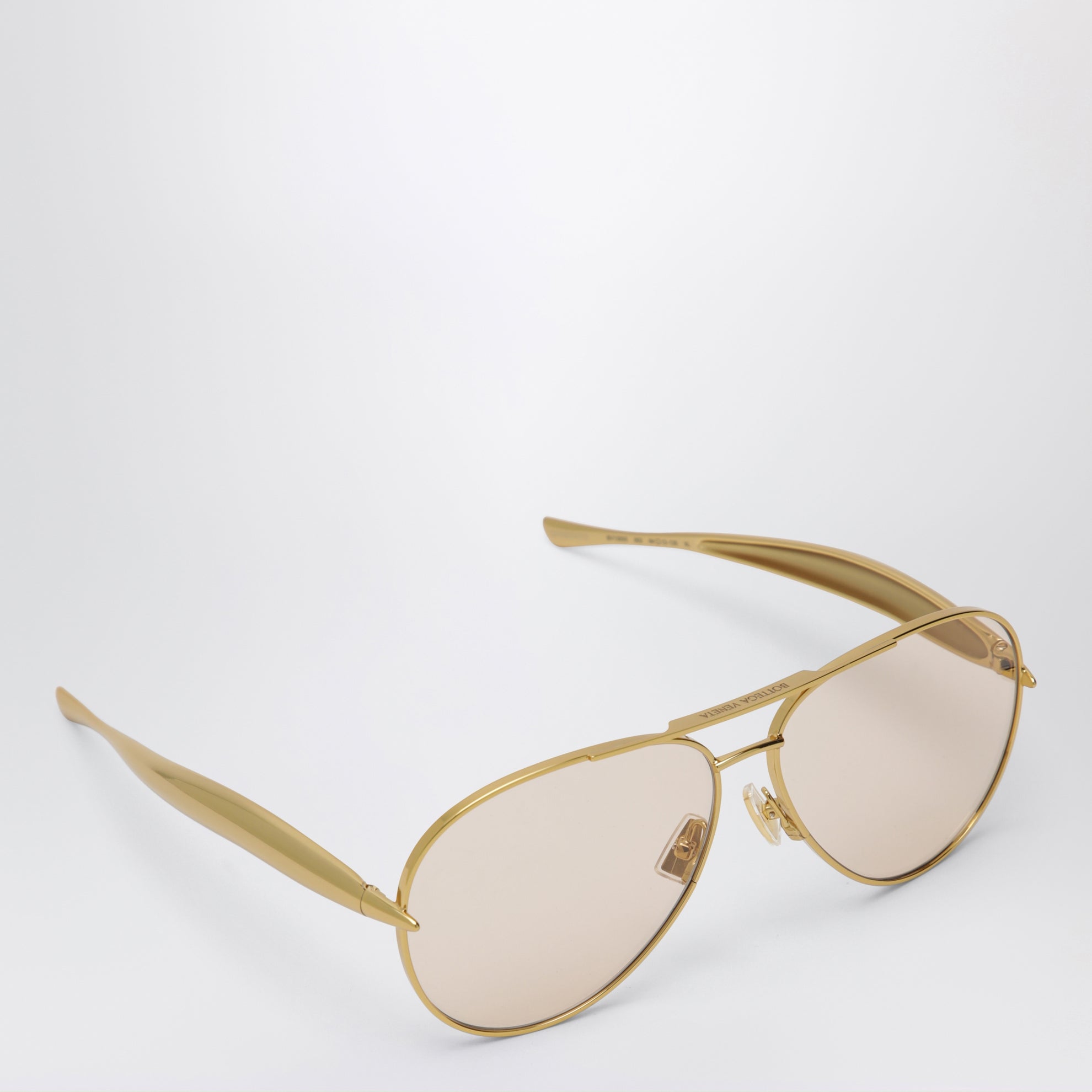 Lunettes de soleil Aviator Sardine or
