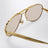 Lunettes de soleil Aviator Sardine or