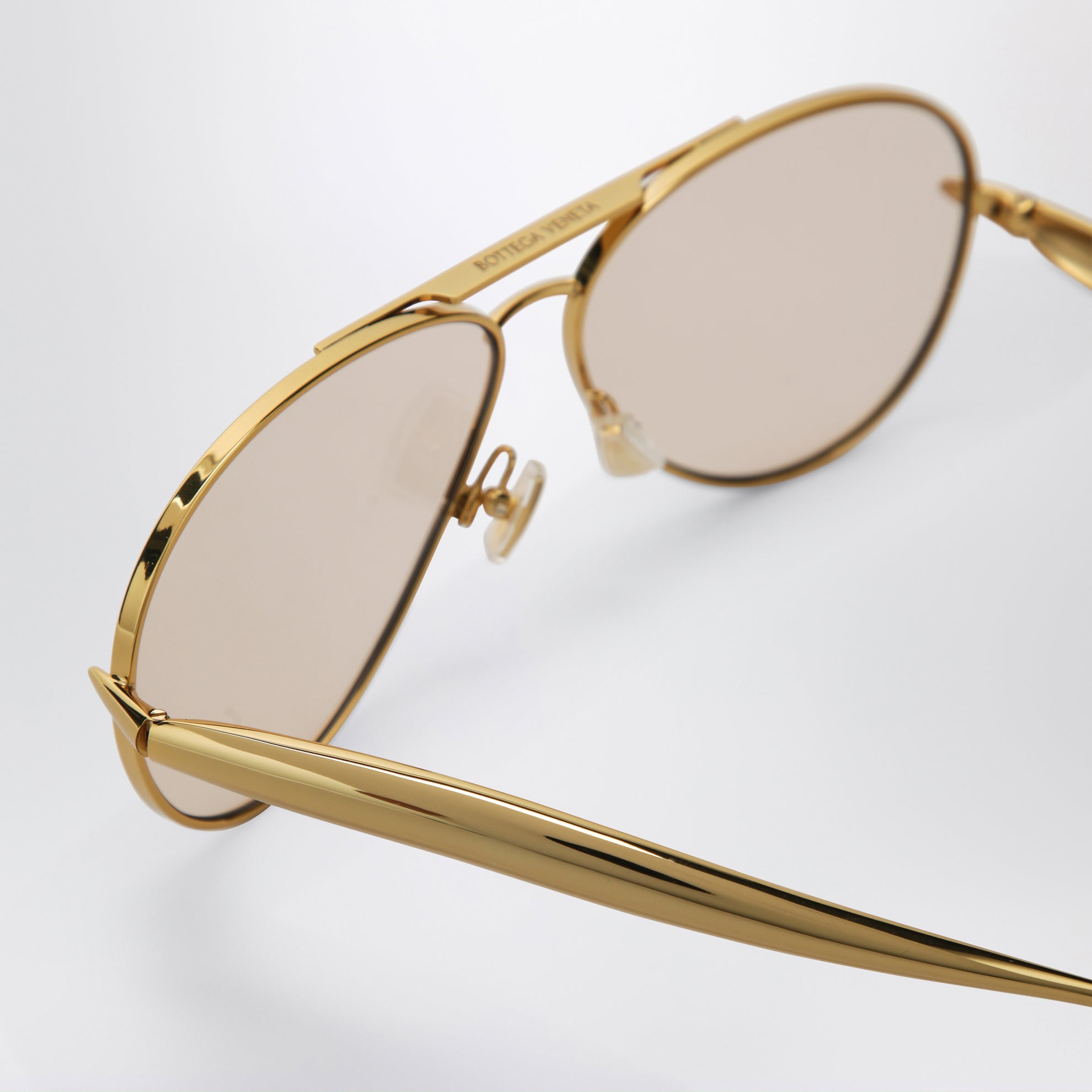 Lunettes de soleil Aviator Sardine or