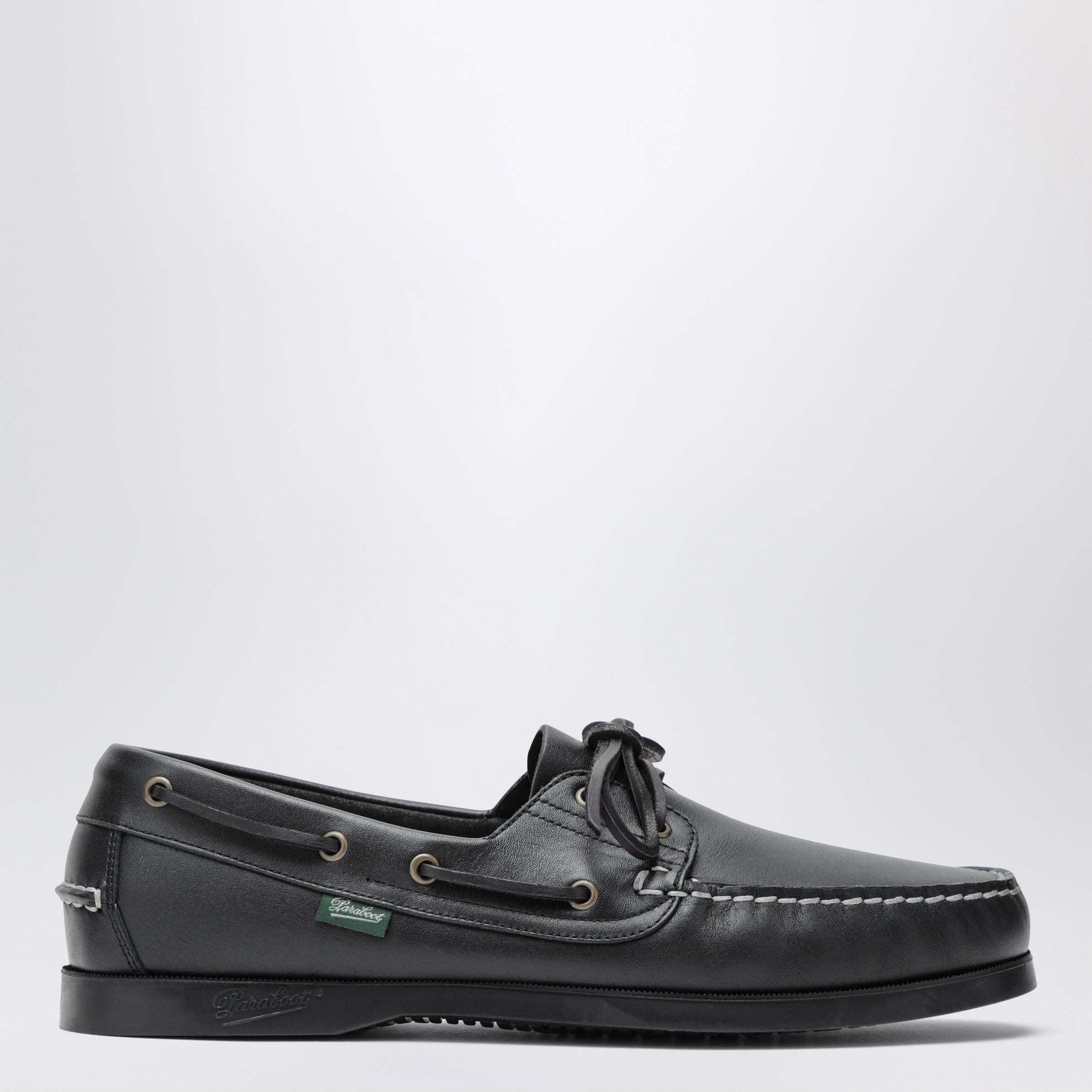 Mocassins Barth noirs en cuir
