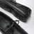 Mocassins Barth noirs en cuir