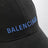 Black baseball cap with embroidered logo