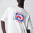 T-shirt bianca con stampa logo