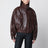Brown lambskin jacket