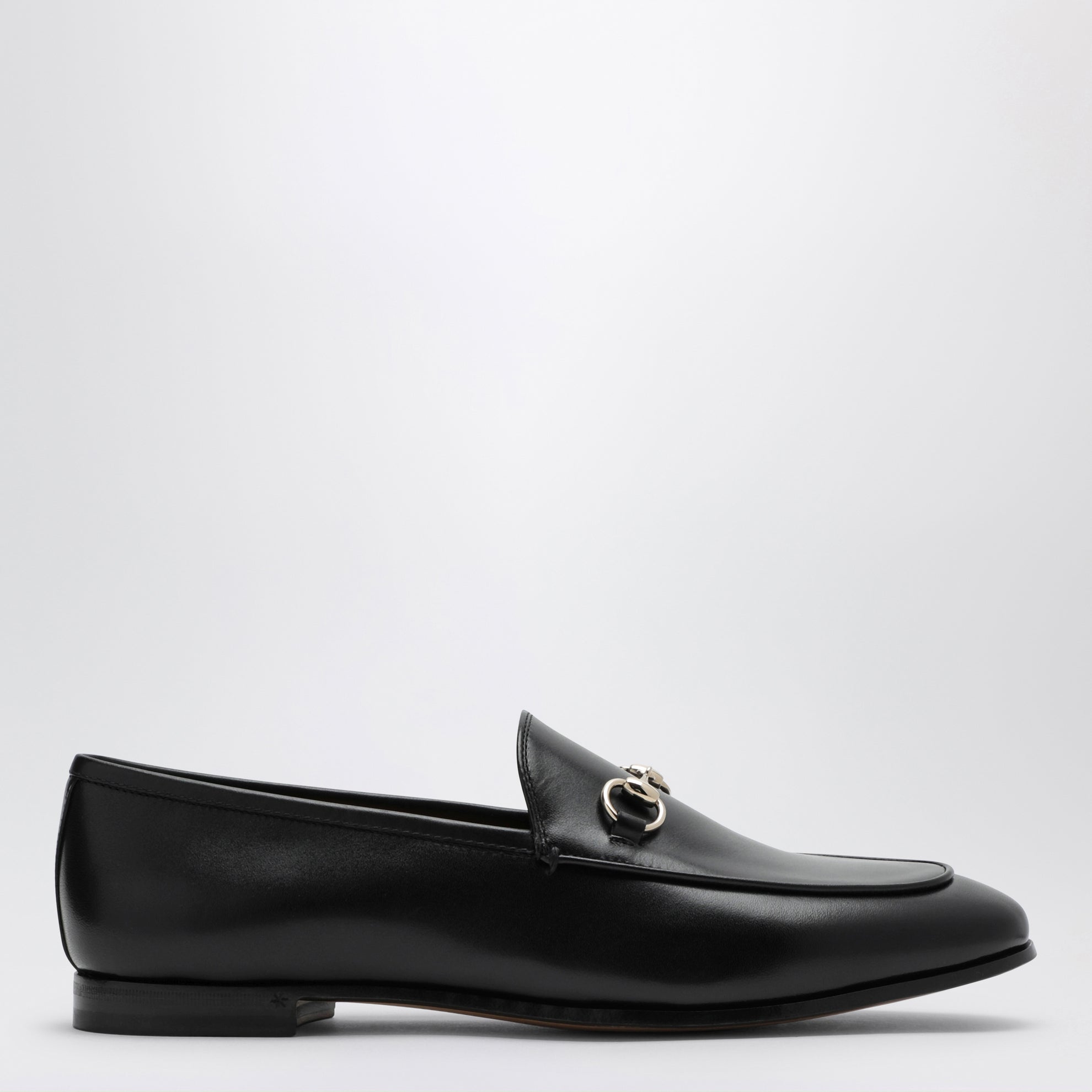 Jordaan-Slipper aus schwarzem Leder