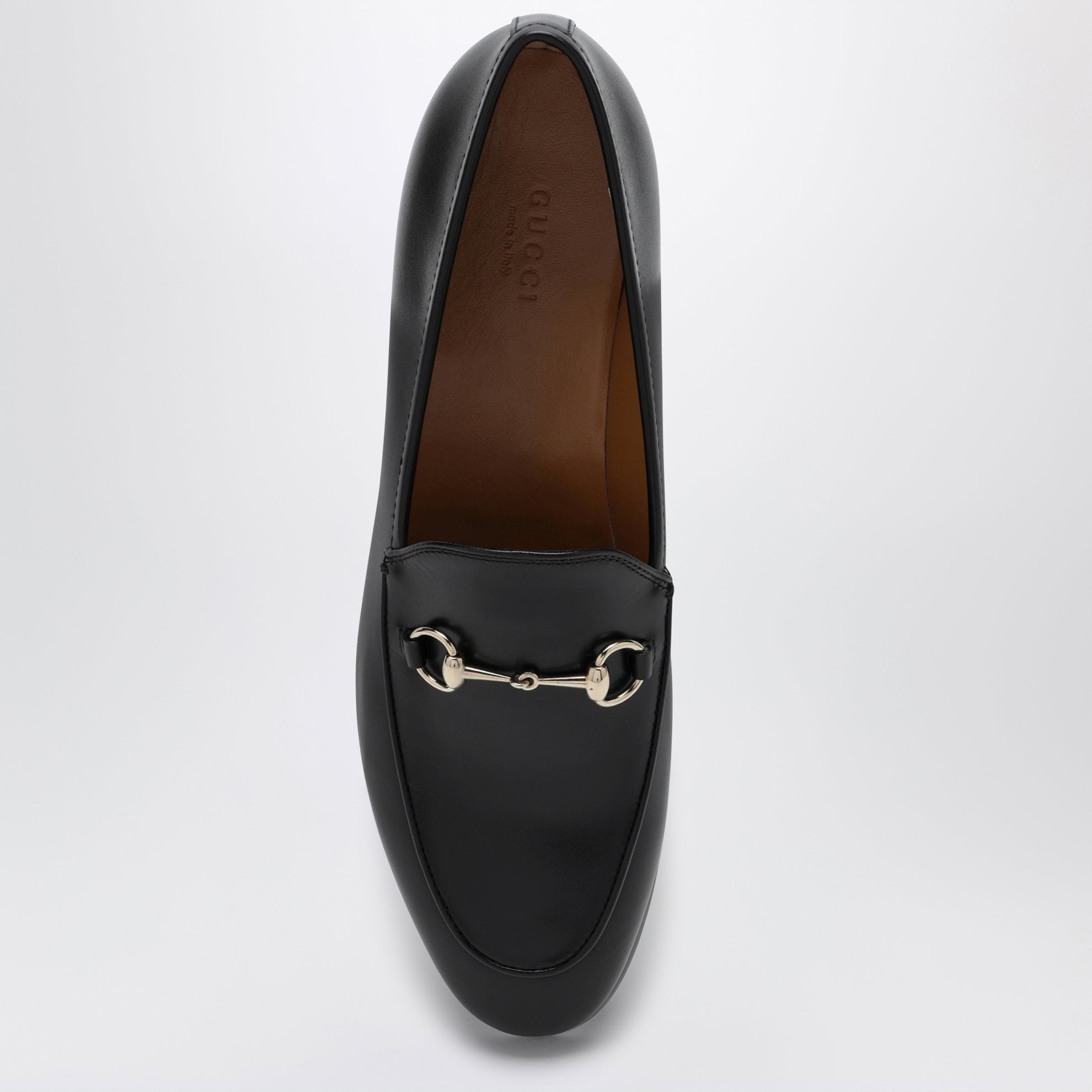 Jordaan-Slipper aus schwarzem Leder