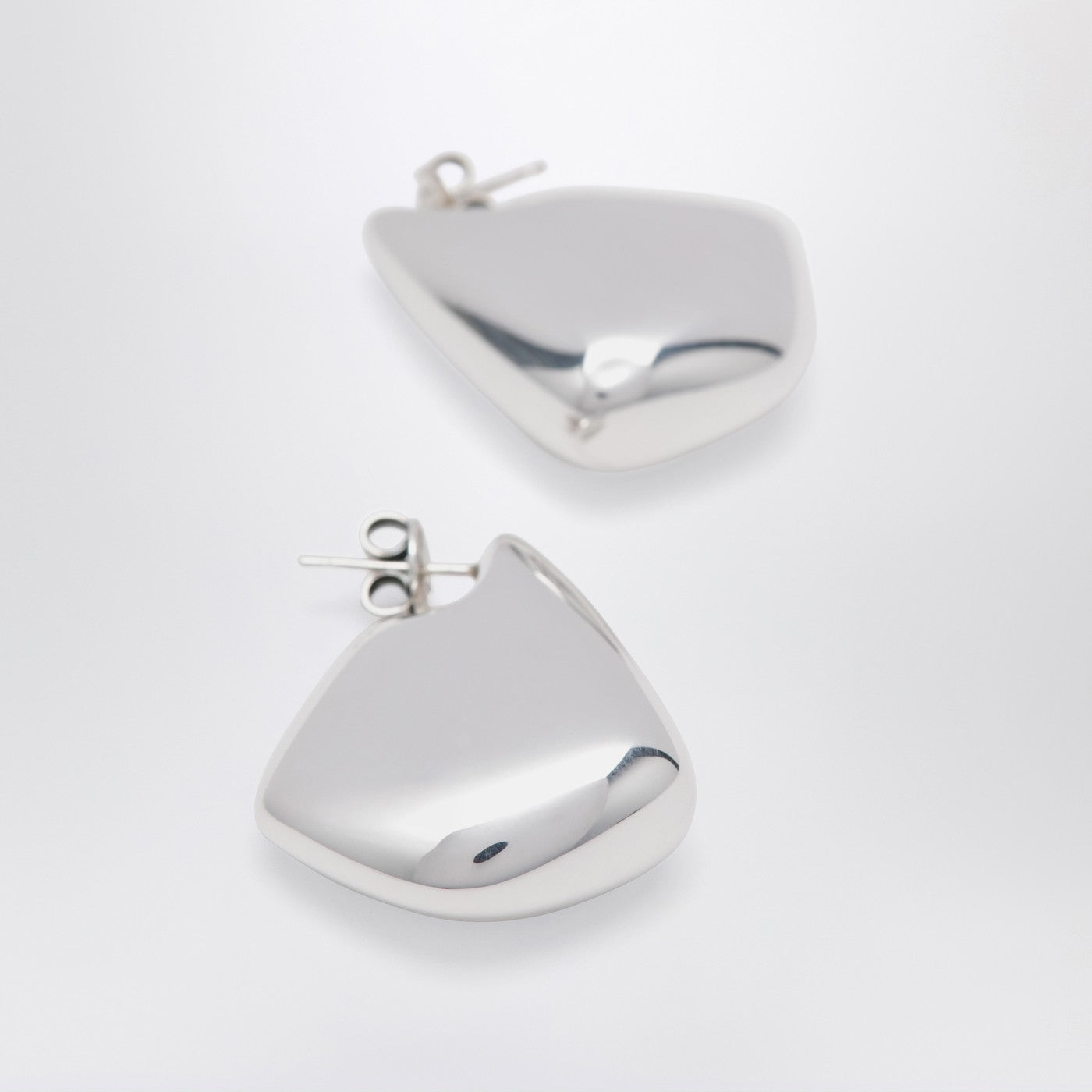 Sterling silver small Fin earrings