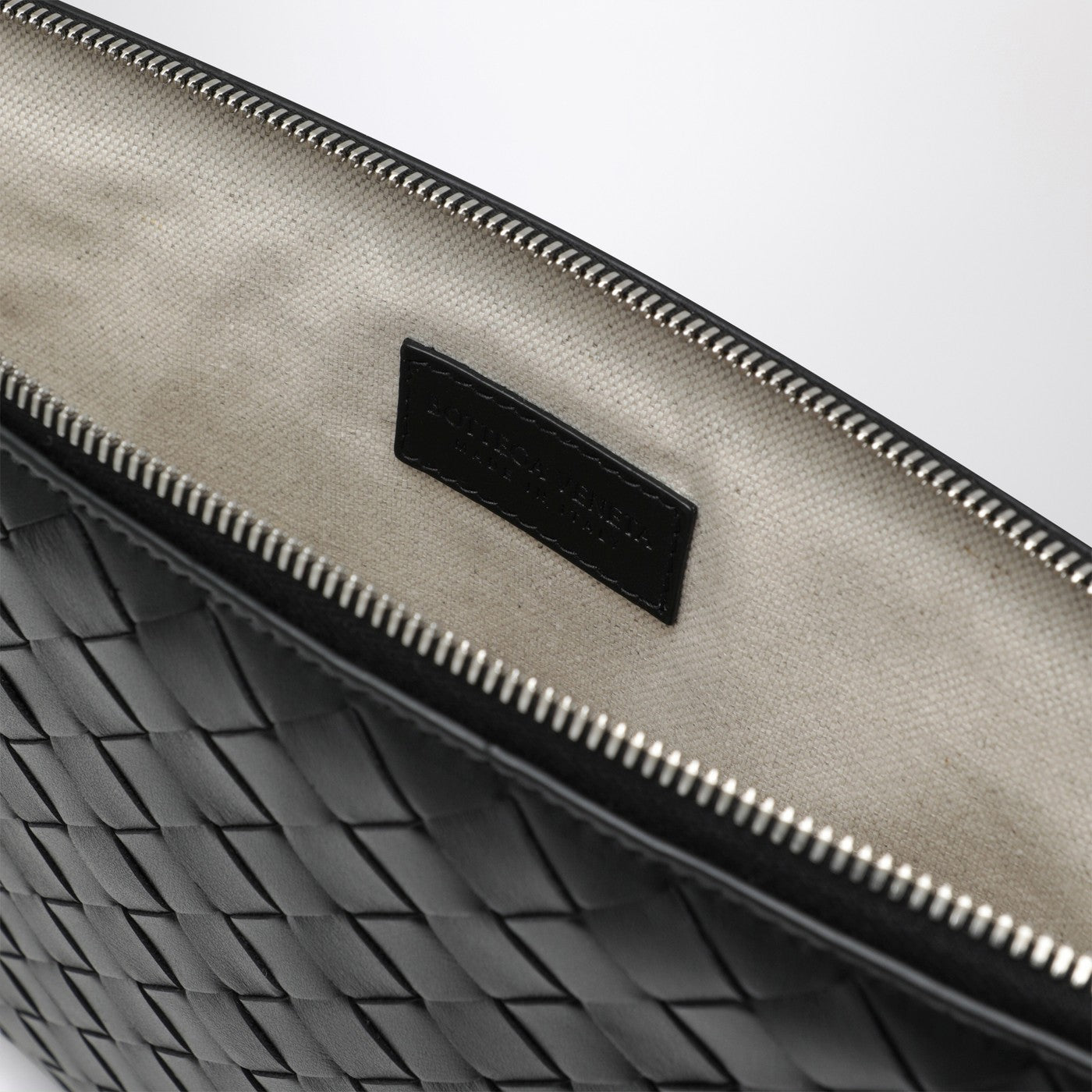 Porte-documents Getaway noir en Intrecciato