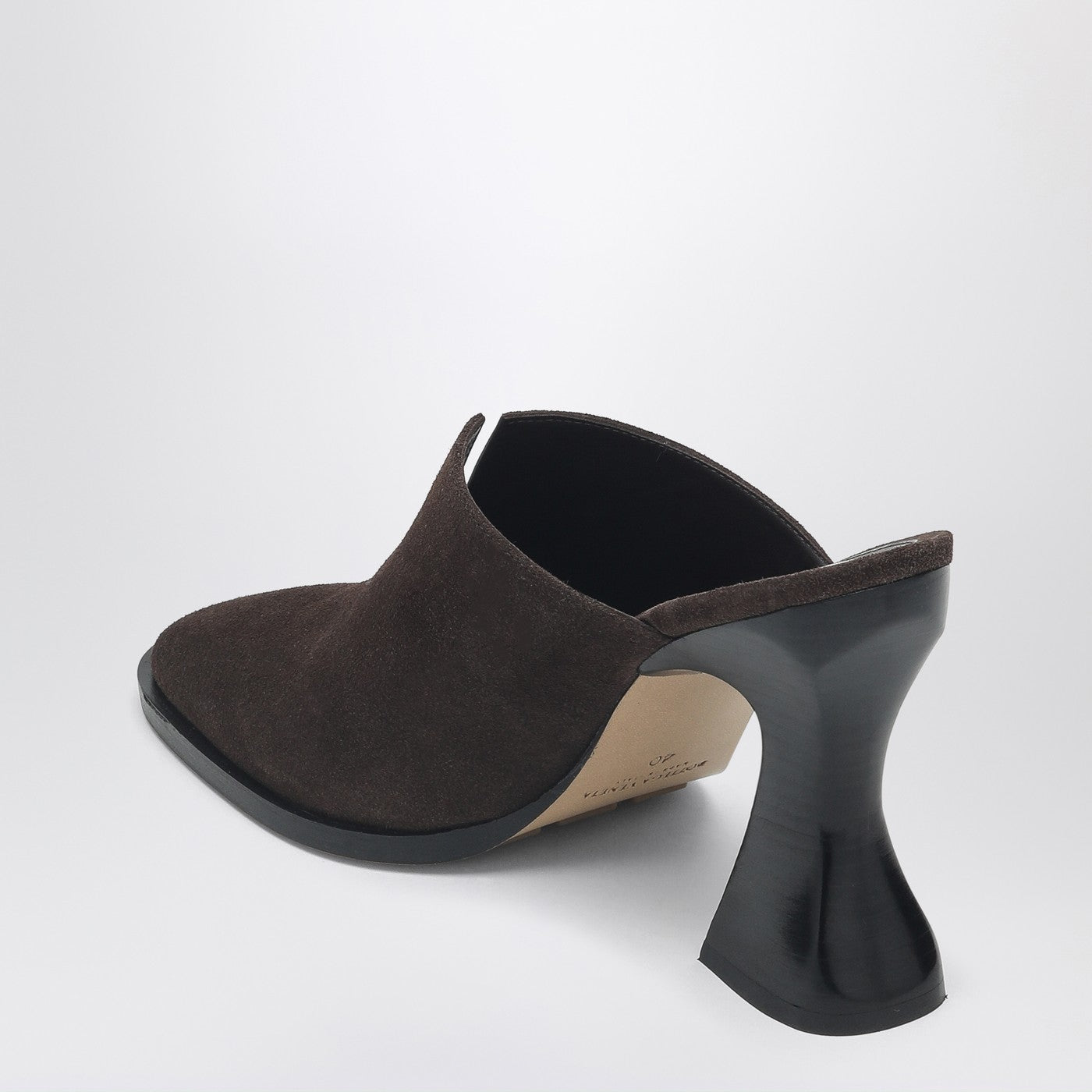 Mule Cha-Cha in suede fondente