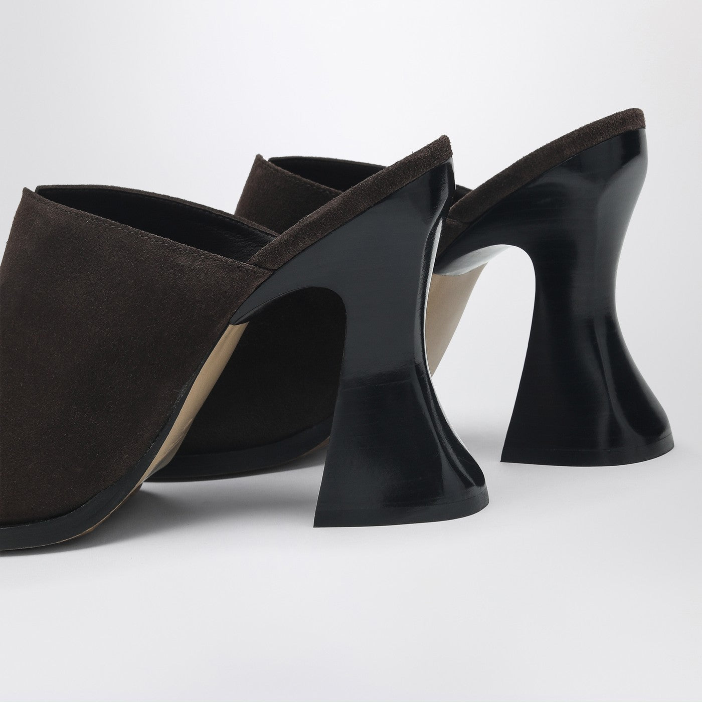 Mule Cha-Cha in suede fondente