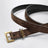 Cassandre extra-thin suede belt in brown