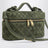 Vanity Case Bang Bang verde scuro in suede