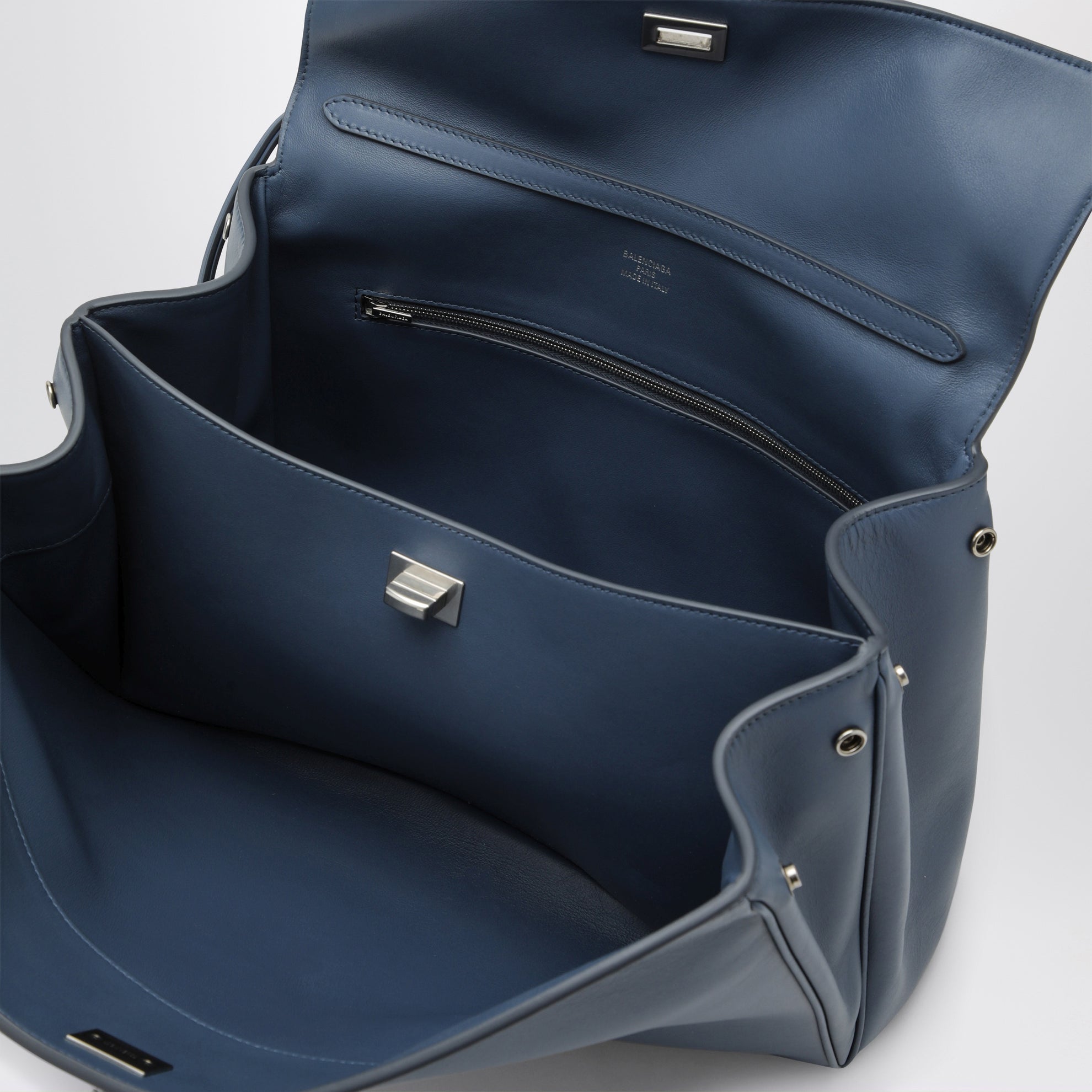 Rodeo medium light blue smooth calfskin bag