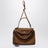 Borsa Rodeo media beige in pelle scamosciata