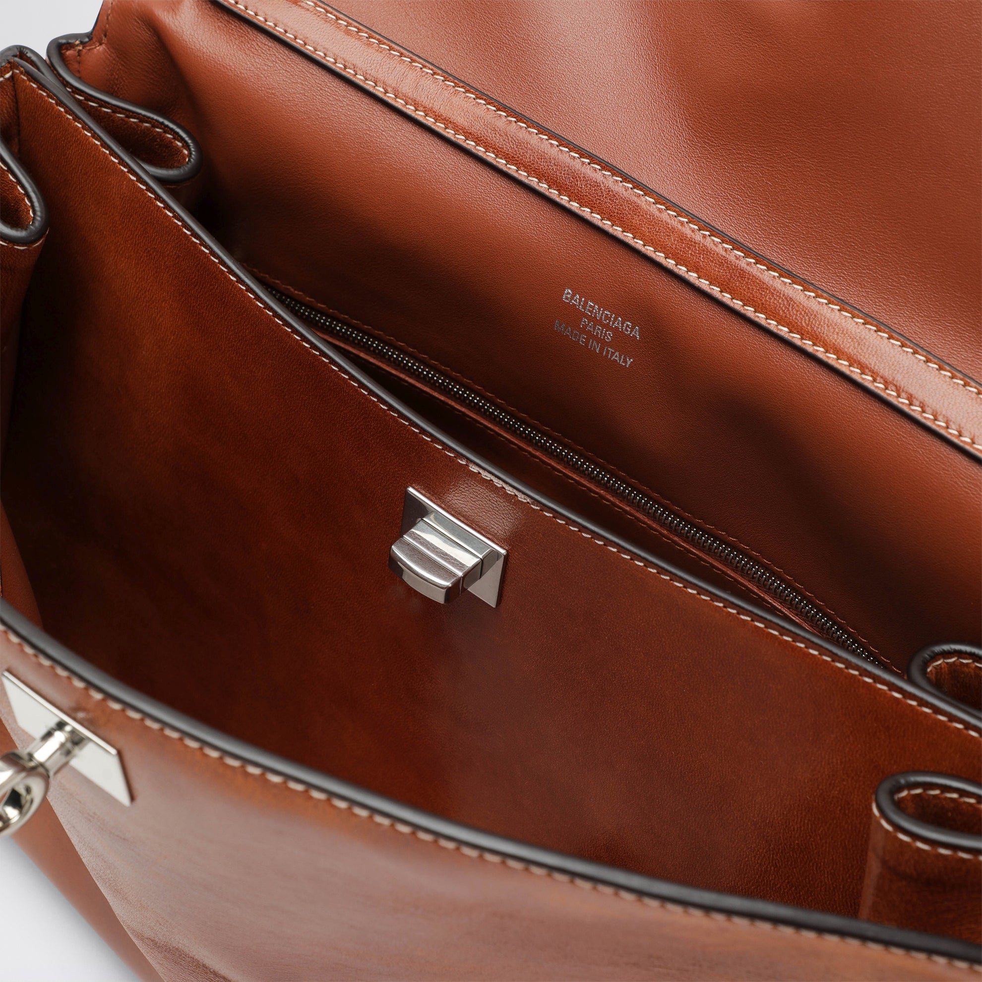 Sac Rodeo moyen en cuir d’agneau marron clair