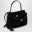 Rodeo Medium Handtasche aus Kalbsleder in Schwarz