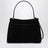 Rodeo Medium Handtasche aus Kalbsleder in Schwarz