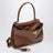 Smooth brown calfskin Small Rodeo bag