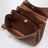 Smooth brown calfskin Small Rodeo bag