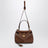 Smooth brown calfskin Small Rodeo bag