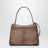 Petit sac Rodeo en cuir de veau suédé sésame