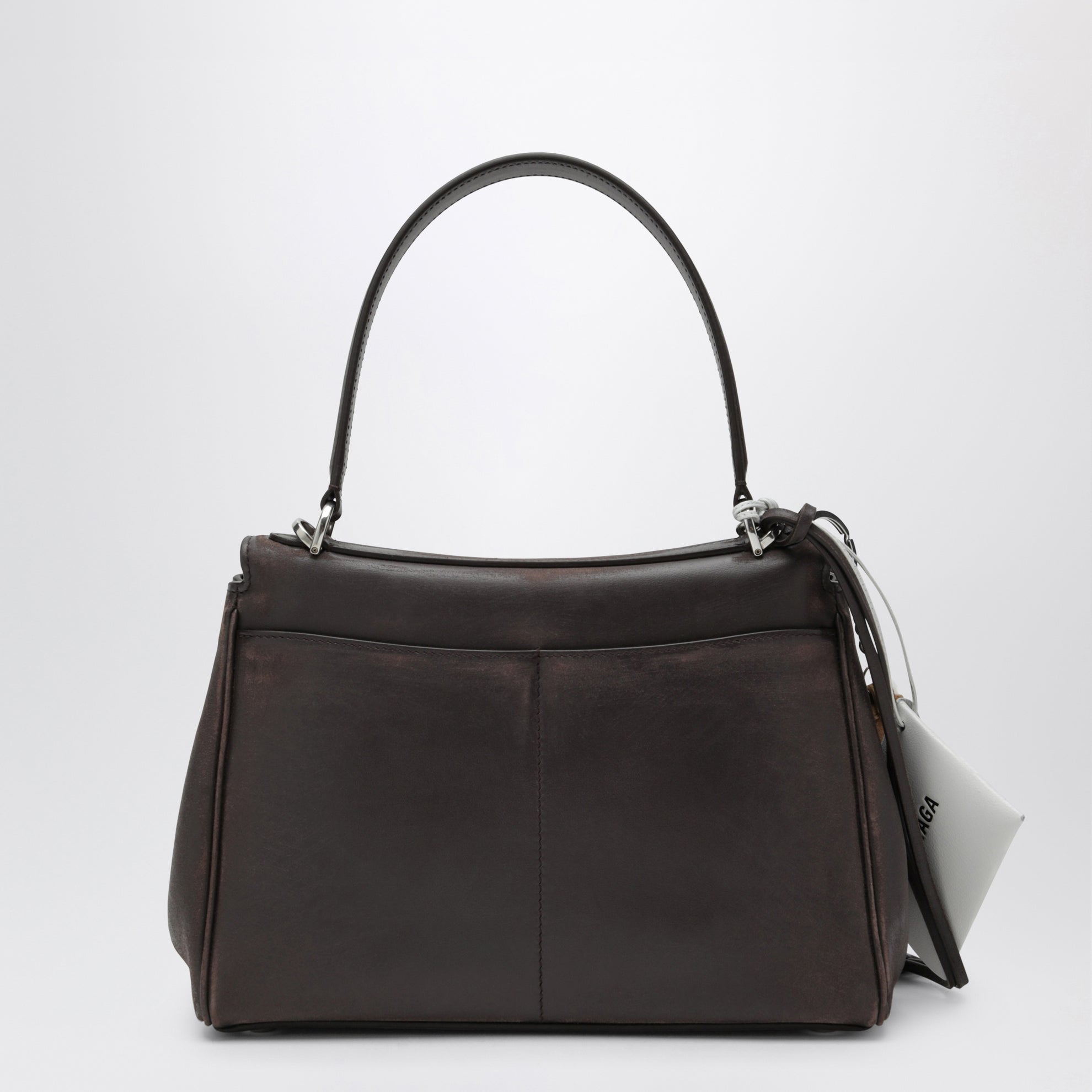 Borsa Rodeo piccola in pelle di vitello espresso