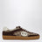 Sneaker con incrocio GG in pelle scamosciata