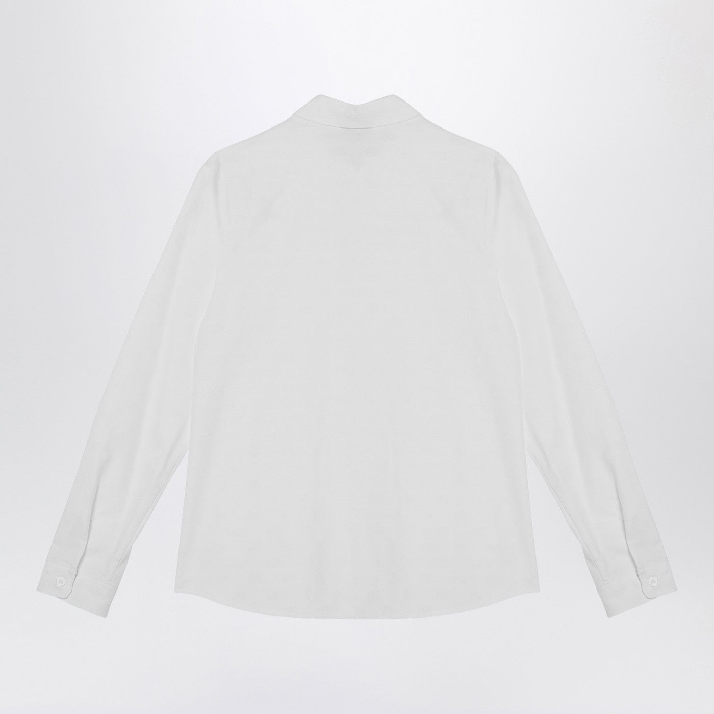 Camicia bianca in cotone Oxford con motivo GG