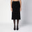Jupe midi noire en tweed
