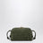 Concert woven leather pouch in green