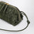 Concert woven leather pouch in green